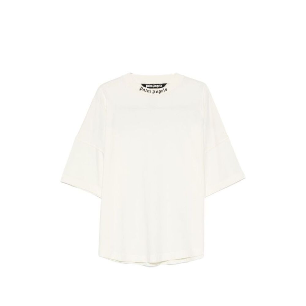 Palm Angels Men Logo Cotton T-Shirt
